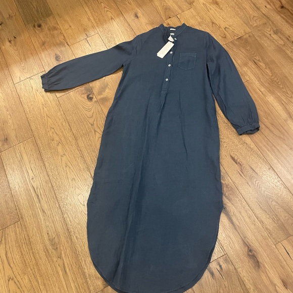 Massimo Alba blue Long Sleeve Dress NWT - Picture 2 of 7